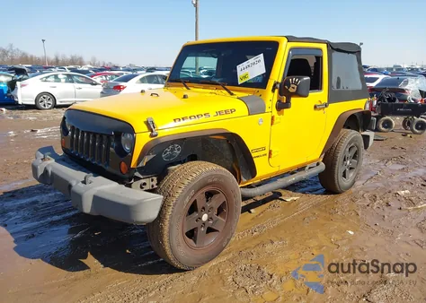 2012 Jeep Wrangler Sport из США, поврежденный, VIN 1C4AJWAG2CL130705